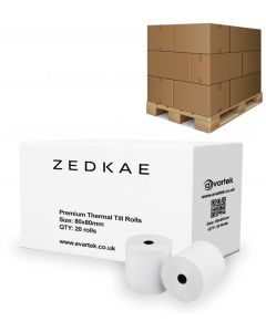 80x80mm Thermal Paper Till Rolls (162 Boxes) - 1 Pallet