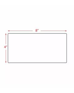 4x8" Fanfold Thermal Shipping Labels (1000 Labels) - 240 Stacks