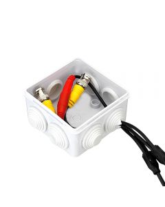 IP55 Waterproof White Surface Junction Box (85x85x50mm)