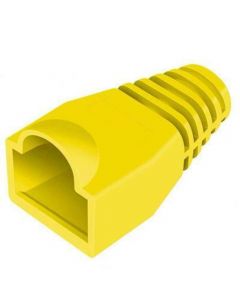 Boot for RJ45 Ethernet Network Cables - Yellow [100 Pack]