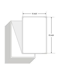 4x6" Fanfold Thermal Shipping Labels (1000 Labels) - 240 Stacks