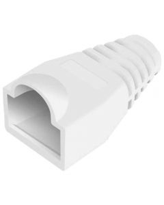 Boot for RJ45 Ethernet Network Cables - White