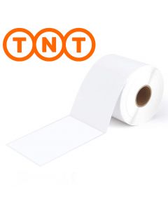 Zebra Compatible TNT shipping labels, 102mm x 150mm (4 x 6") 300 Labels, 25mm Core, White, Permanent