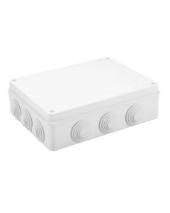 IP65 Waterproof White Surface Junction Box (200x100x70mm)