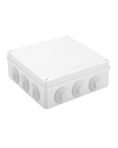 IP65 Waterproof White Surface Junction Box (200x155x80mm)