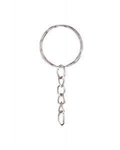 25MM Split Keyring with Chain