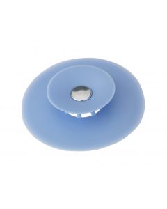 Blue Silicone Kitchen Sink Shower Tray Water Plug Strainer