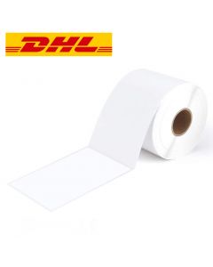 Zebra Compatible DHL Shipping Labels, 102mm x 150mm (4 x 6") 900 Labels, 76mm Core, White, Permanent