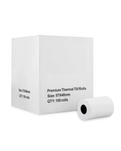 57mm x 40mm Credit Card Rolls (150 Boxes) - 1 Pallet