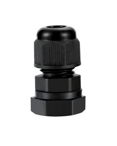 M8 IP68 Nylon Cable Gland 2mm - 4.8mm with Locknut