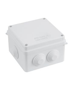 IP65 Waterproof White Surface Junction Box (100x100x70mm)