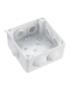 IP65 Waterproof White Surface Junction Box (100x100x70mm)