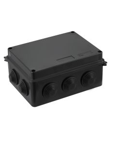 IP65 Waterproof Black Surface Junction Box (150x110x70mm)