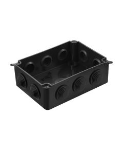 IP65 Waterproof Black Surface Junction Box (150x110x70mm)