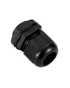 M22 IP68 Nylon Cable Gland 10mm - 13mm with Locknut, Conduit Size 10mm