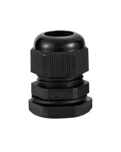 M20 IP68 Nylon Cable Gland 6-12mm with Locknut,  Conduit Size 20mm