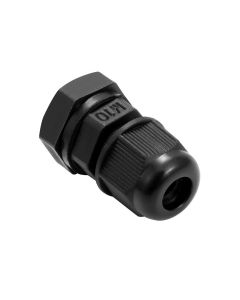 M10 IP68 Nylon Cable Gland 3mm - 6mm with Locknut