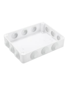 IP65 Waterproof White Surface Junction Box (200x100x70mm)