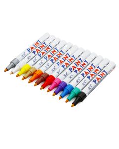 12 Colours Premium Acrylic Paint Marker Pens Set