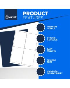 A4 Label Sheets 1 Label Per Sheet 210x297mm - 100 Sheets