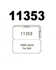 Dymo 11353 / S0722530 Compatible Labels, 12mm x 24mm, 1000 Labels, White, Permanent