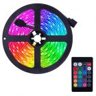 3M RGB LED Colour Changing Strip Light + Black 24 Key Controller