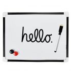 A4 Magnetic Whiteboard Dry Wipe Board Mini Office Notice Memo White Board Pen and Eraser