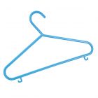 Blue Plastic Children's Clothes Hanger with Shoulder Notches - 29cm