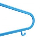 Blue Plastic Children's Clothes Hanger with Shoulder Notches - 29cm