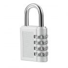 AVARTEK - Combination Combi Resettable Padlock Security 4-Digit - 40mm - SILVER