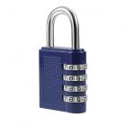 AVARTEK - Combination Combi Resettable Padlock Security 4-Digit - 40mm - BLUE