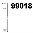 Dymo 99018 / S0722470 Compatible Labels, 190mm x 38mm, 110 Labels, White, Permanent