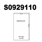Dymo S0929110 Compatible Labels, 62mm x 106mm, 250 Labels, White, Non-Adhesive - Image 2