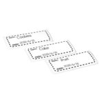 Easy peel freezer stickers for organising frozen food