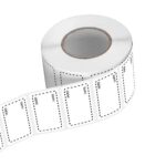 Roll of 1000 self adhesive freezer labels 50x25mm