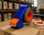 Packing tape dispenser for e-commerce parcel and carton sealing