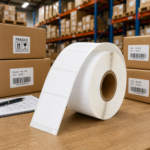 1000 polypropylene thermal labels for warehouse stock and inventory