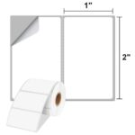 50x25mm permanent adhesive direct thermal label roll