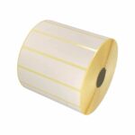 100mm x 25mm 4x1 white direct thermal labels compatible with Zebra printers