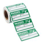 250 personalised 4th Edition PAT test labels portable appliance stickers