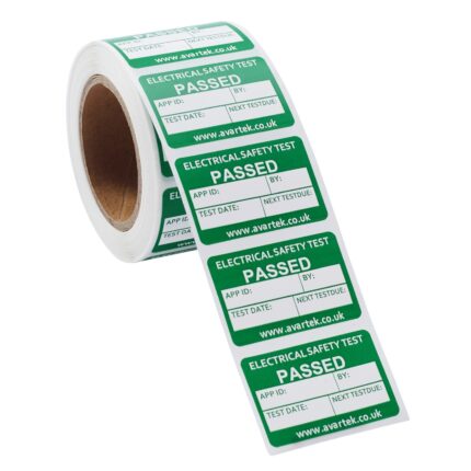 500 4th Edition PASS PAT test labels portable appliance testing stickers