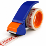 Parcel tape dispenser for warehouse packing and order fulfilment