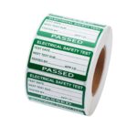 passed PAT test stickers for portable electrical appliances