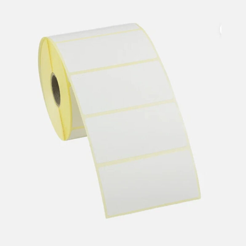 80mm x 35mm direct thermal labels 1000 per roll