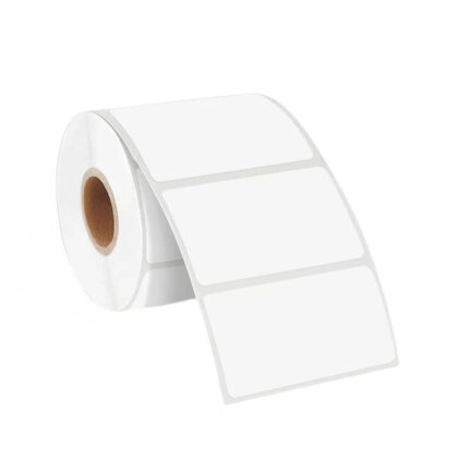 50mm x 25mm 2x1 direct thermal FNSKU barcode labels 1100 per roll